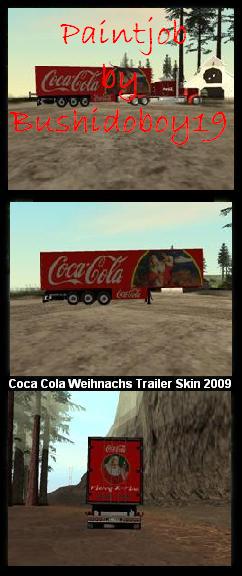 Coca Cola Weihnachts Trailer Skin 2009